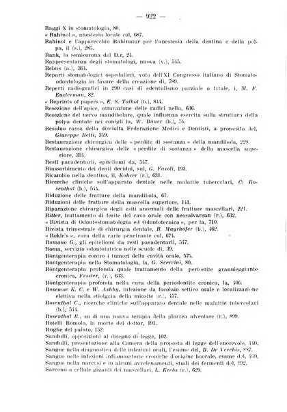 La stomatologia periodico mensile