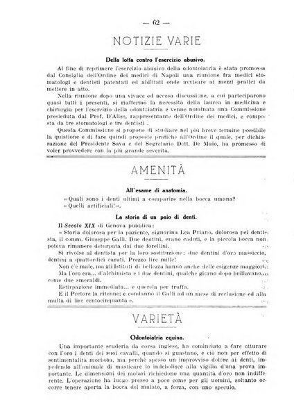 La stomatologia periodico mensile