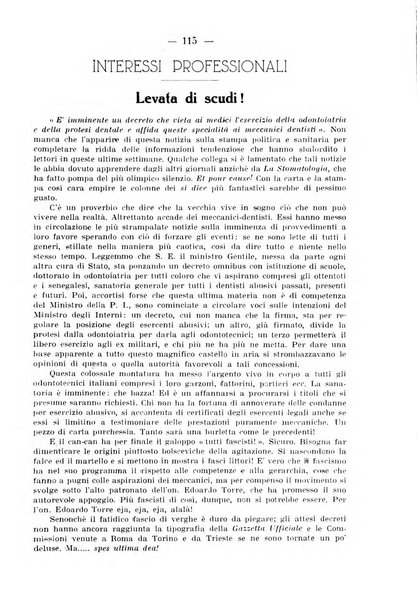 La stomatologia periodico mensile