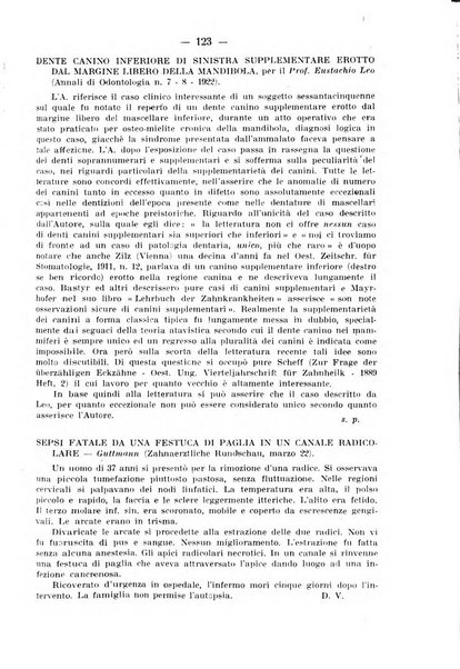 La stomatologia periodico mensile