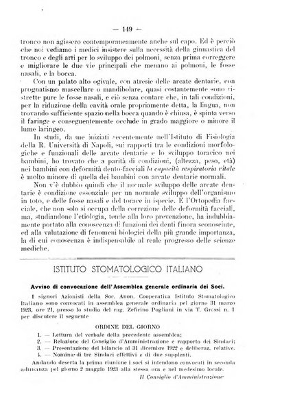 La stomatologia periodico mensile