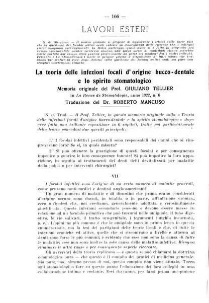 La stomatologia periodico mensile