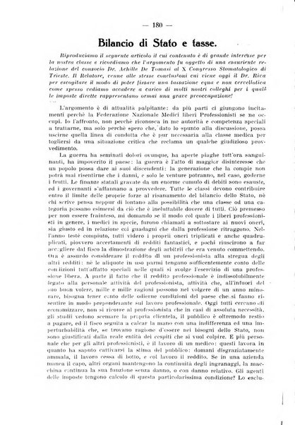 La stomatologia periodico mensile