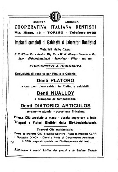 La stomatologia periodico mensile