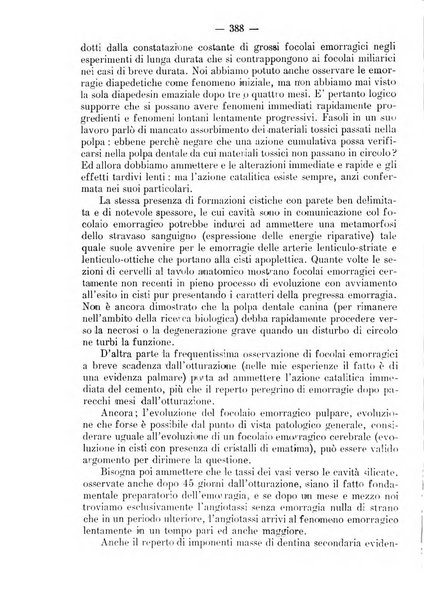 La stomatologia periodico mensile