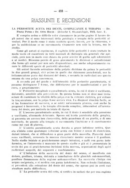 La stomatologia periodico mensile