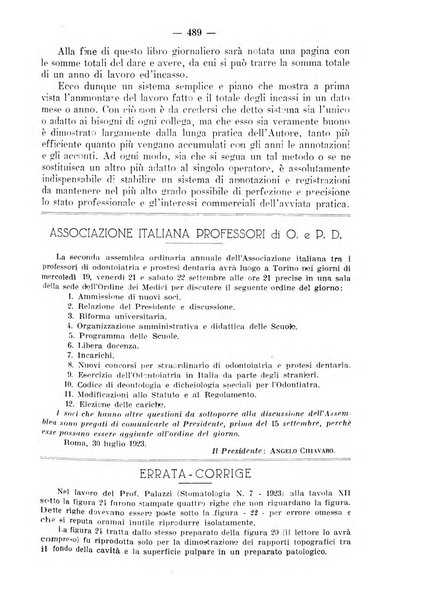 La stomatologia periodico mensile