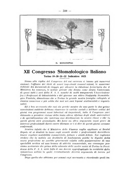 La stomatologia periodico mensile