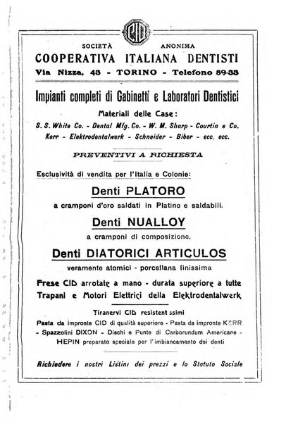 La stomatologia periodico mensile