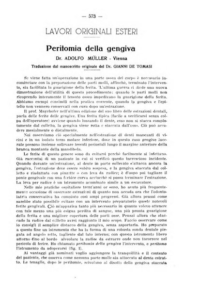 La stomatologia periodico mensile