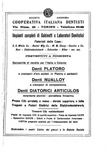 La stomatologia periodico mensile