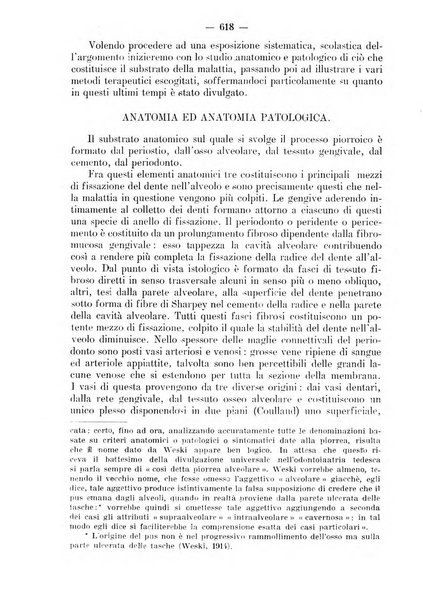 La stomatologia periodico mensile