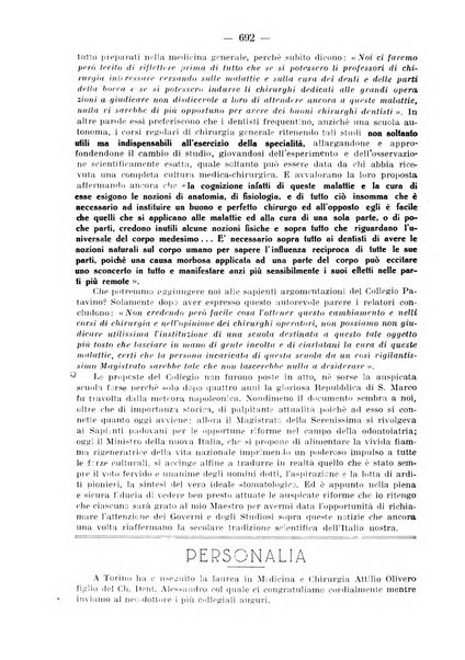 La stomatologia periodico mensile