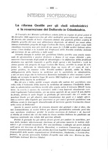 La stomatologia periodico mensile