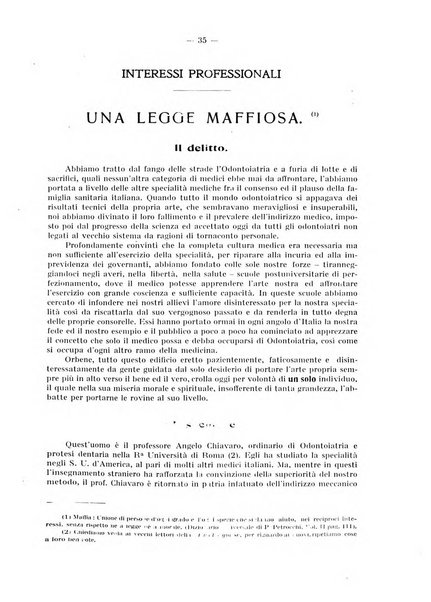 La stomatologia periodico mensile