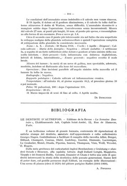 La stomatologia periodico mensile