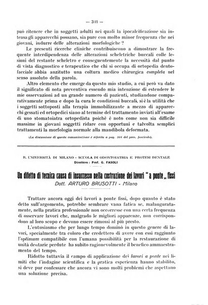 La stomatologia periodico mensile