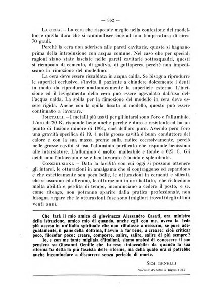 La stomatologia periodico mensile