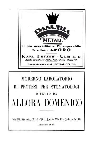 La stomatologia periodico mensile