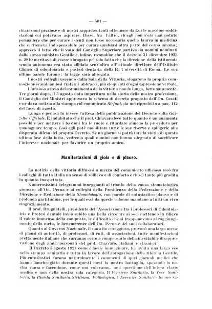 La stomatologia periodico mensile