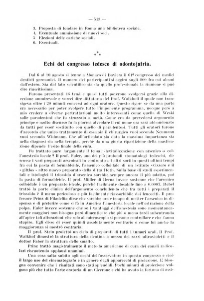 La stomatologia periodico mensile