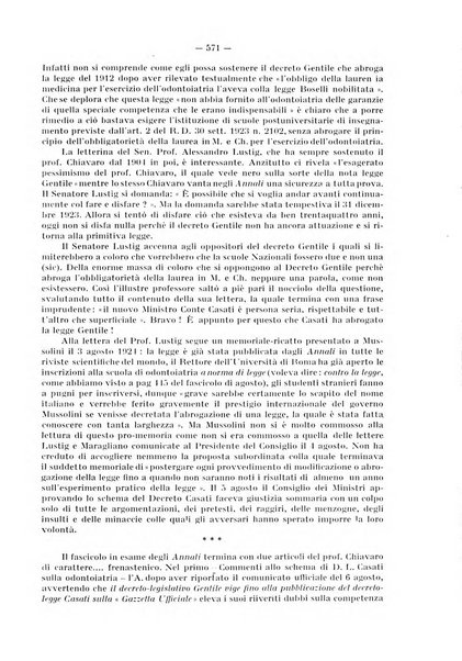 La stomatologia periodico mensile