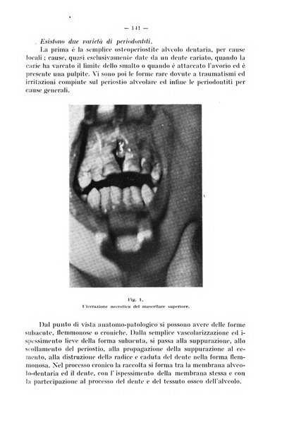 La stomatologia periodico mensile