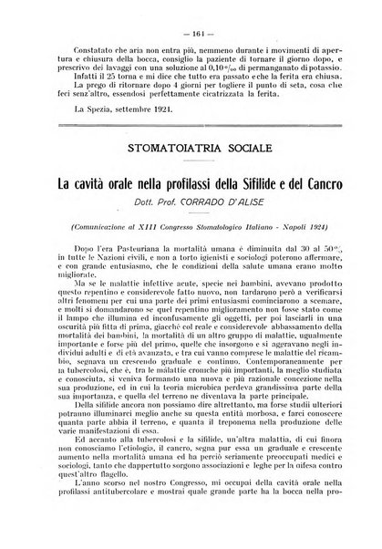 La stomatologia periodico mensile