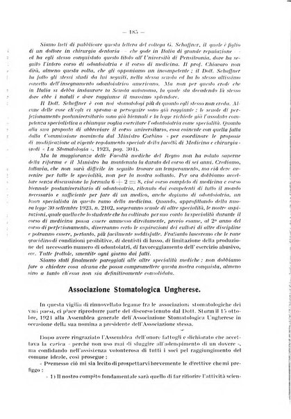 La stomatologia periodico mensile