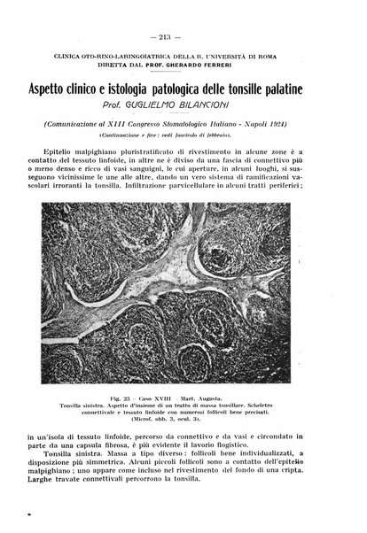 La stomatologia periodico mensile