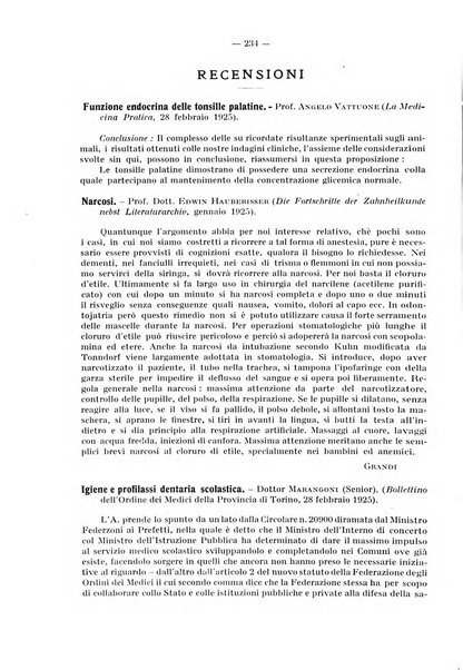 La stomatologia periodico mensile