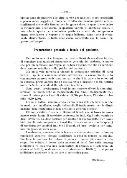 La stomatologia periodico mensile