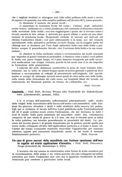 La stomatologia periodico mensile