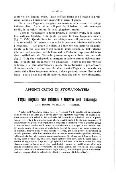 La stomatologia periodico mensile