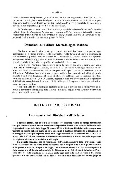 La stomatologia periodico mensile