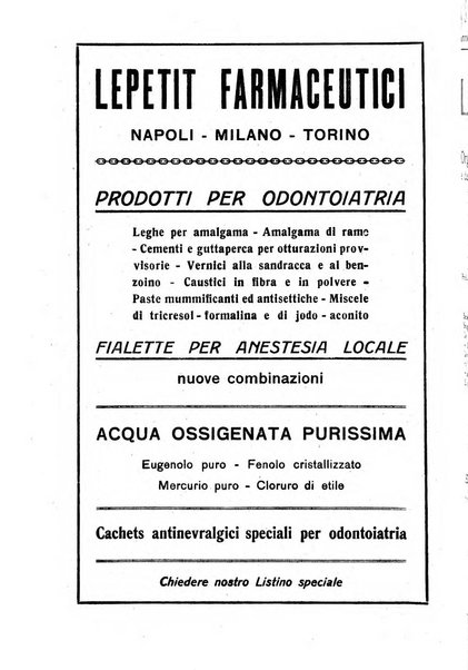 La stomatologia periodico mensile