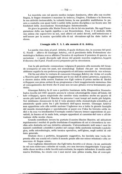 La stomatologia periodico mensile