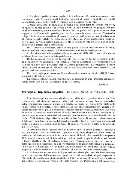 La stomatologia periodico mensile