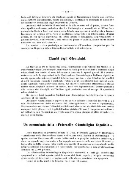 La stomatologia periodico mensile