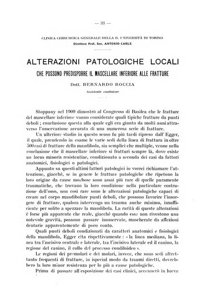 La stomatologia periodico mensile