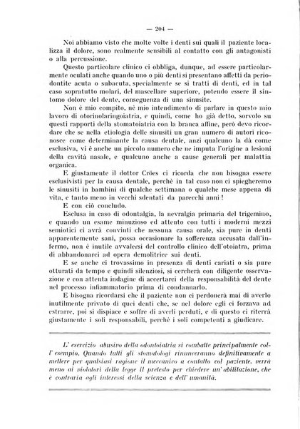 La stomatologia periodico mensile