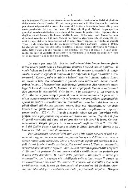 La stomatologia periodico mensile