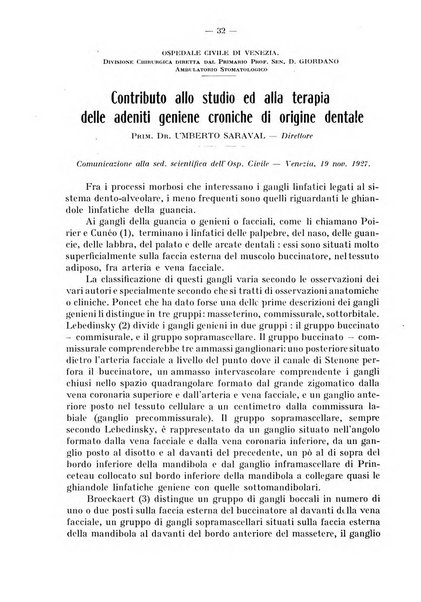 La stomatologia periodico mensile