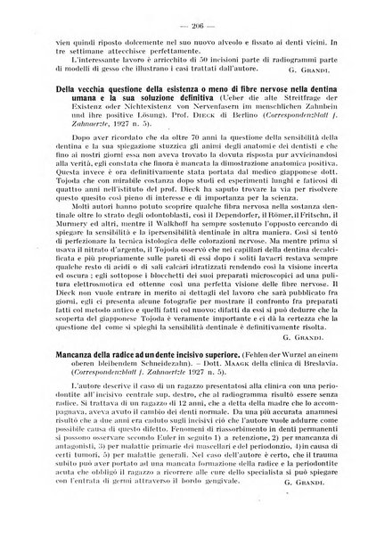 La stomatologia periodico mensile