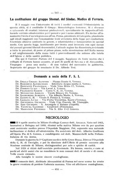 La stomatologia periodico mensile