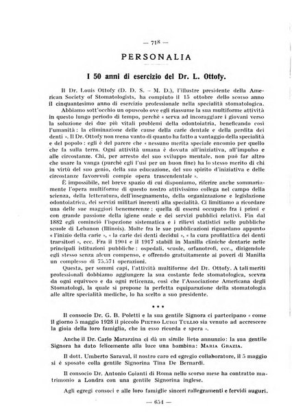 La stomatologia periodico mensile