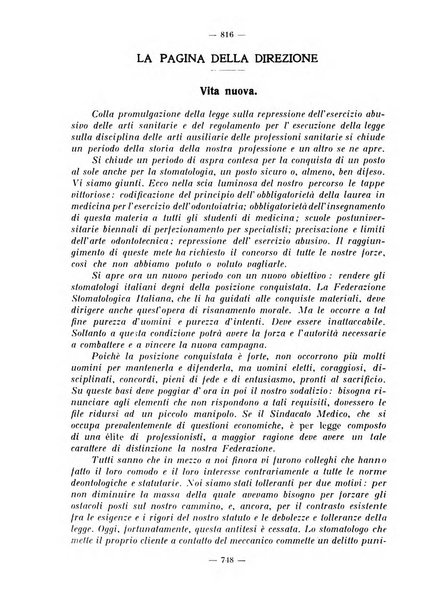 La stomatologia periodico mensile