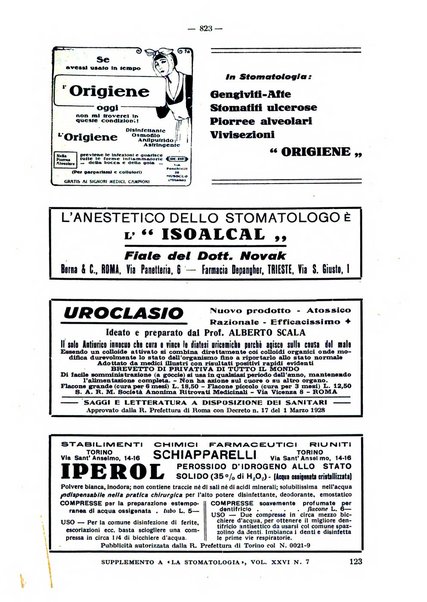 La stomatologia periodico mensile