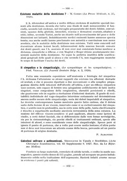 La stomatologia periodico mensile