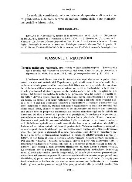 La stomatologia periodico mensile